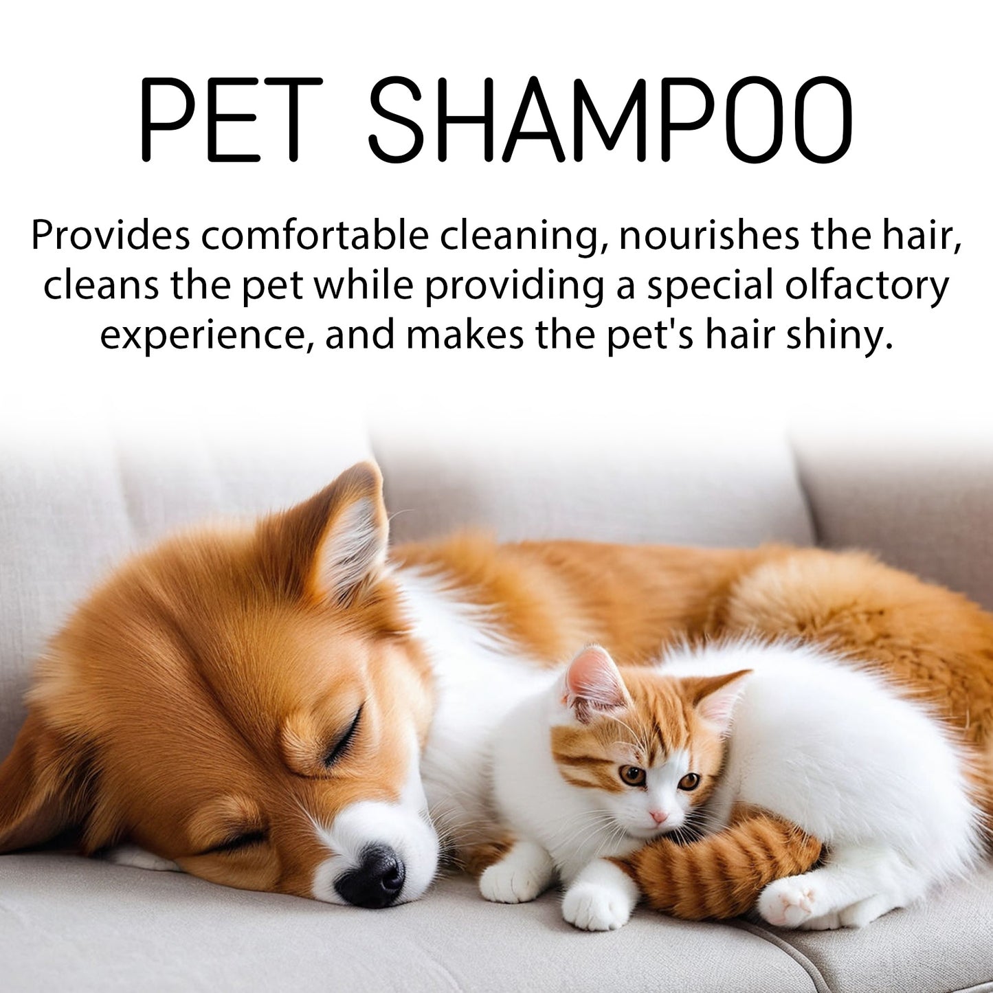 Yegbong Pet Shampoo (100g) – Gentle Cleansing for Pets (Cats & Dogs), Smooths Fur, Prevents Tangles, Shampoo & Conditioner