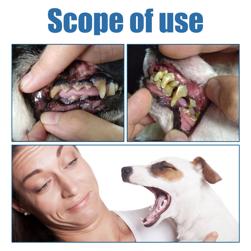 Yegbong Pet Tartar Remover Remove Dental Calculus Yellow Teeth Bad Breath Oral Foam Cleaner