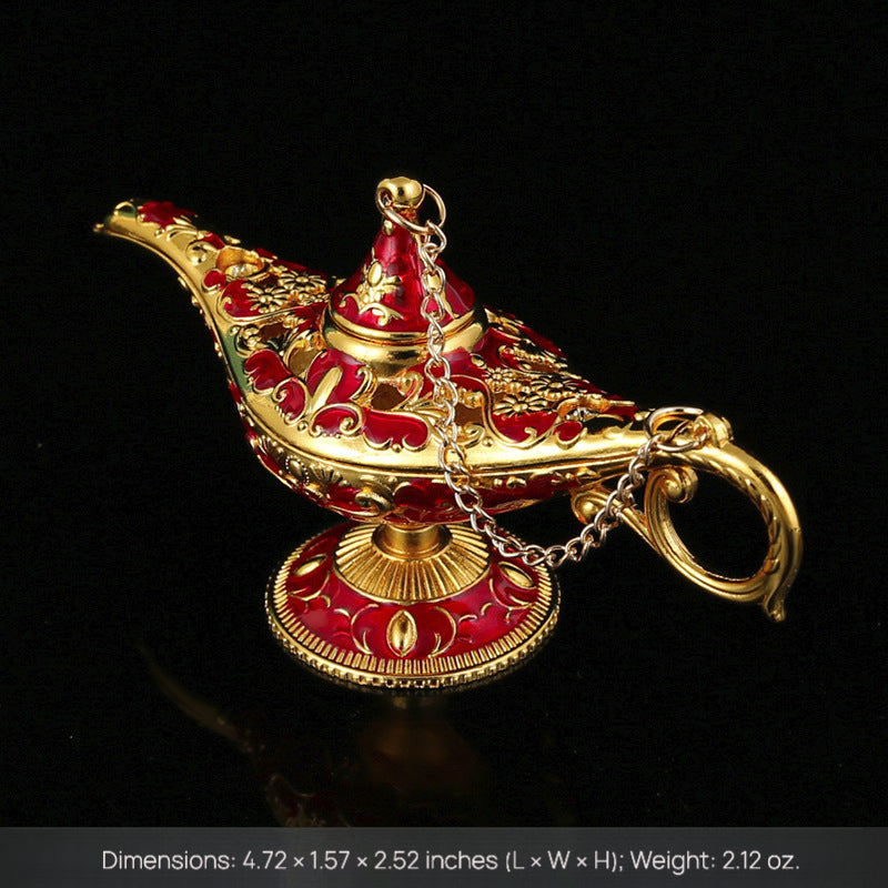 Aladdin's Magic Lamp One Thousand and One Nights Blessing Living Room Southeast Asian Style Craft Ornament