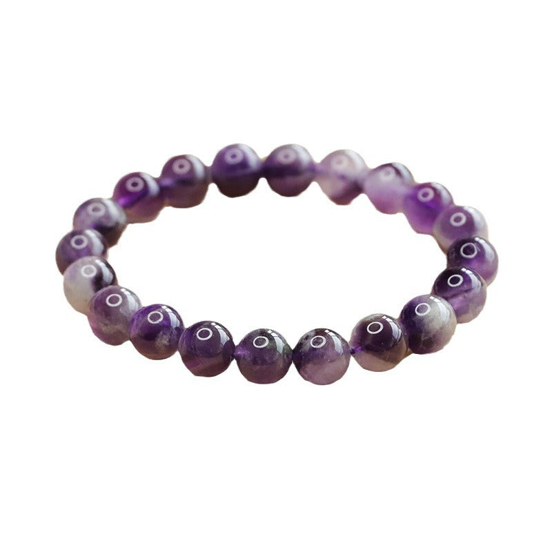 Natural amethyst bracelet, lavender dreamy crystal bracelet