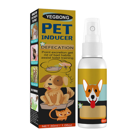 Yegbong Pet Defecation Positioning Spray Pet Potty Training Aid for Cats and Dogs