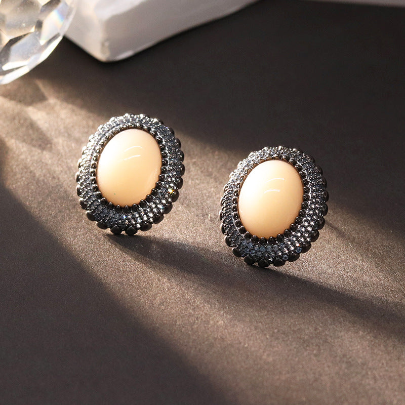 Vintage Style Natural Amethyst Gemstone Ring Niche Temperament Open Retro adjustable openning High-end Feel Ring for Women