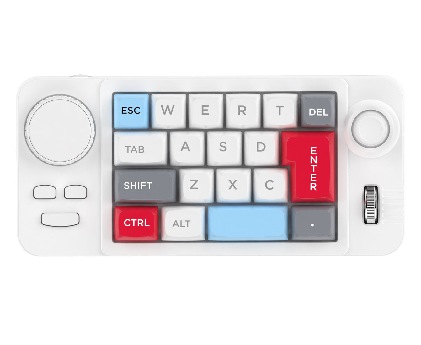 K811 Wired 19 Key Gaming Keyboard multi functional knob and joystick