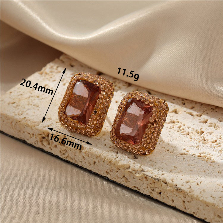 Vintage Style Natural Amethyst Gemstone Ring Niche Temperament Open Retro adjustable openning High-end Feel Ring for Women