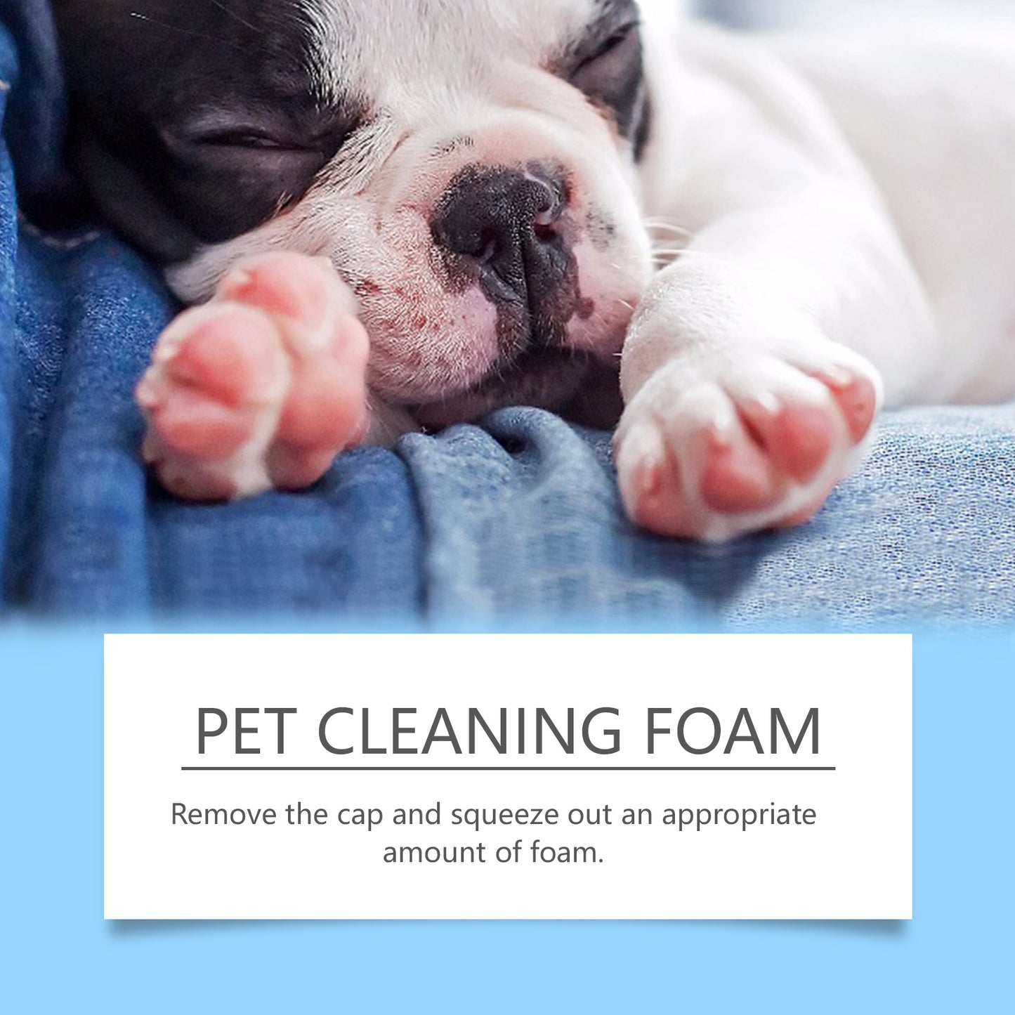 Yegbong Pet Paw Foam Cleaner for Dogs & Cats Foot Care Cleaner
