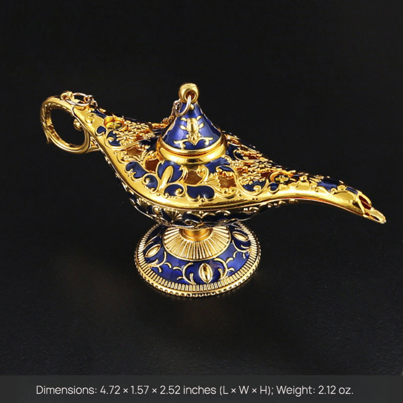Aladdin's Magic Lamp One Thousand and One Nights Blessing Living Room Southeast Asian Style Craft Ornament