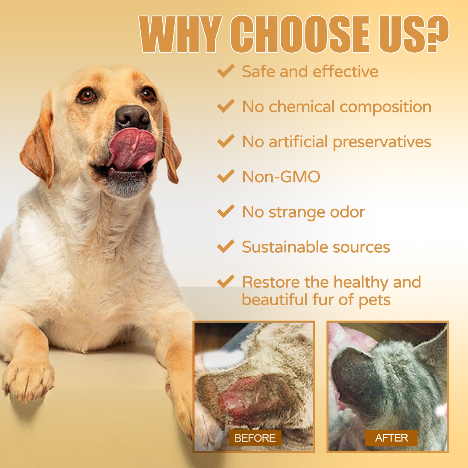 Wholesale Pure Plants Pet Skin Repair Hair Growth Serum for Pet Dogs Cats Non-Toxic Skin Repair Serum with Natural Ingredients