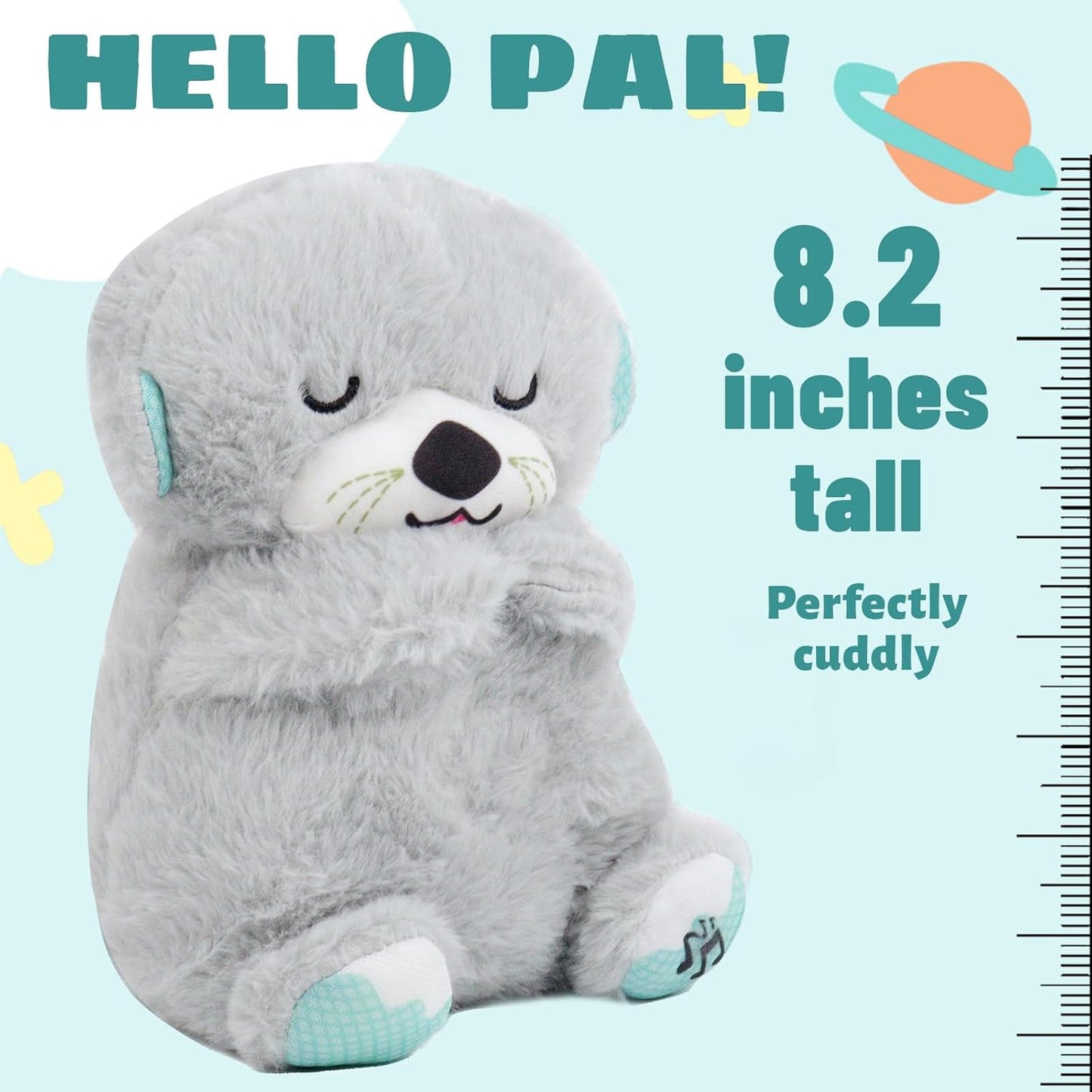 US Local Stock Breathing Stuffed Animal, Mush Plushies for Anxiety and Sleep, Four Gear Adjustment, Portable Plush Toy