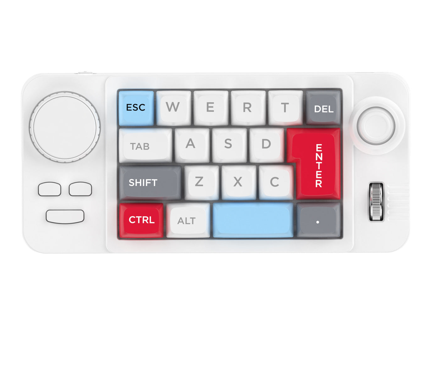 K811 Wired 19 Key Gaming Keyboard multi functional knob and joystick