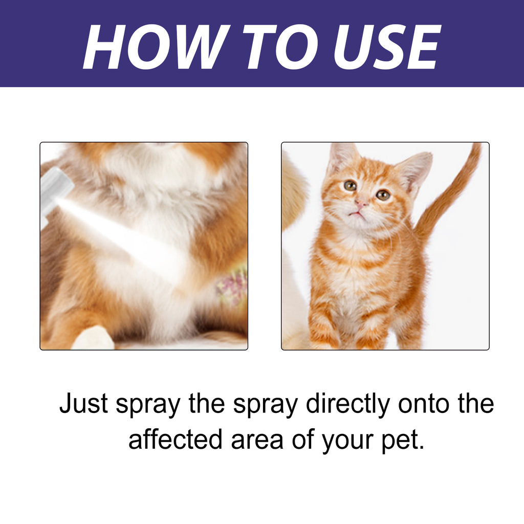 Yegbong Pet Antibacterial Spray for Cats Dogs Skin Care