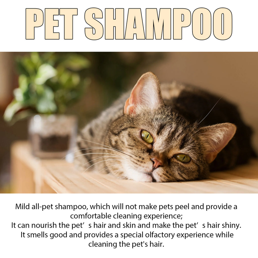 Yegbong Pet Shampoo (100g) – Gentle Cleansing for Pets (Cats & Dogs), Smooths Fur, Prevents Tangles, Shampoo & Conditioner