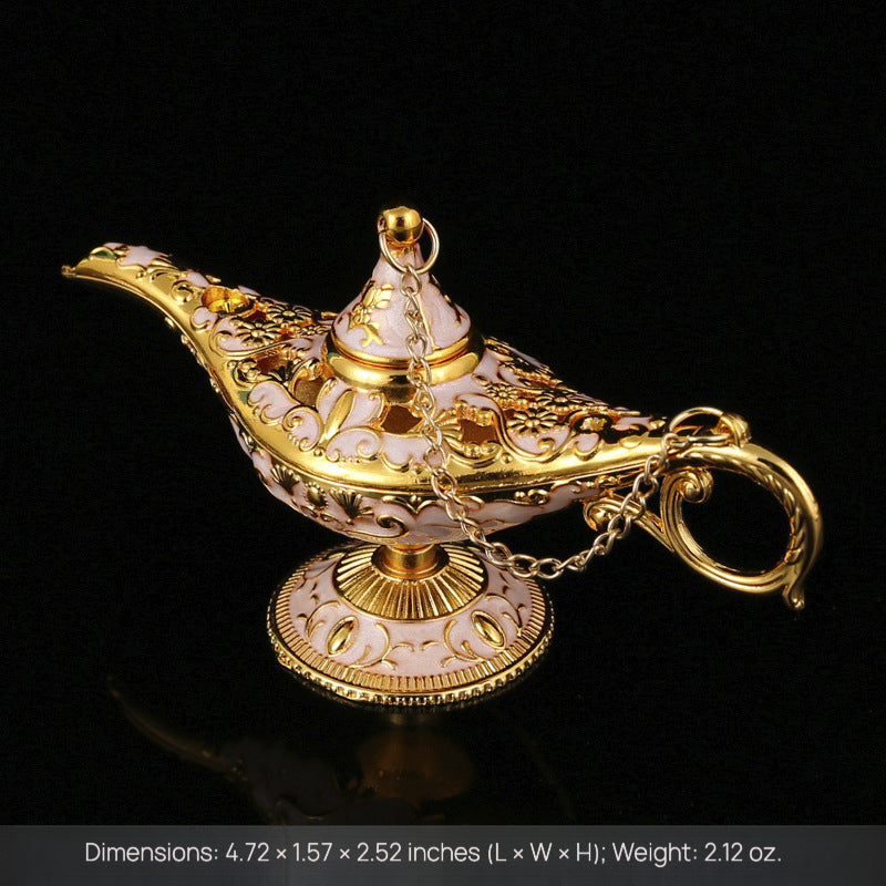 Aladdin's Magic Lamp One Thousand and One Nights Blessing Living Room Southeast Asian Style Craft Ornament