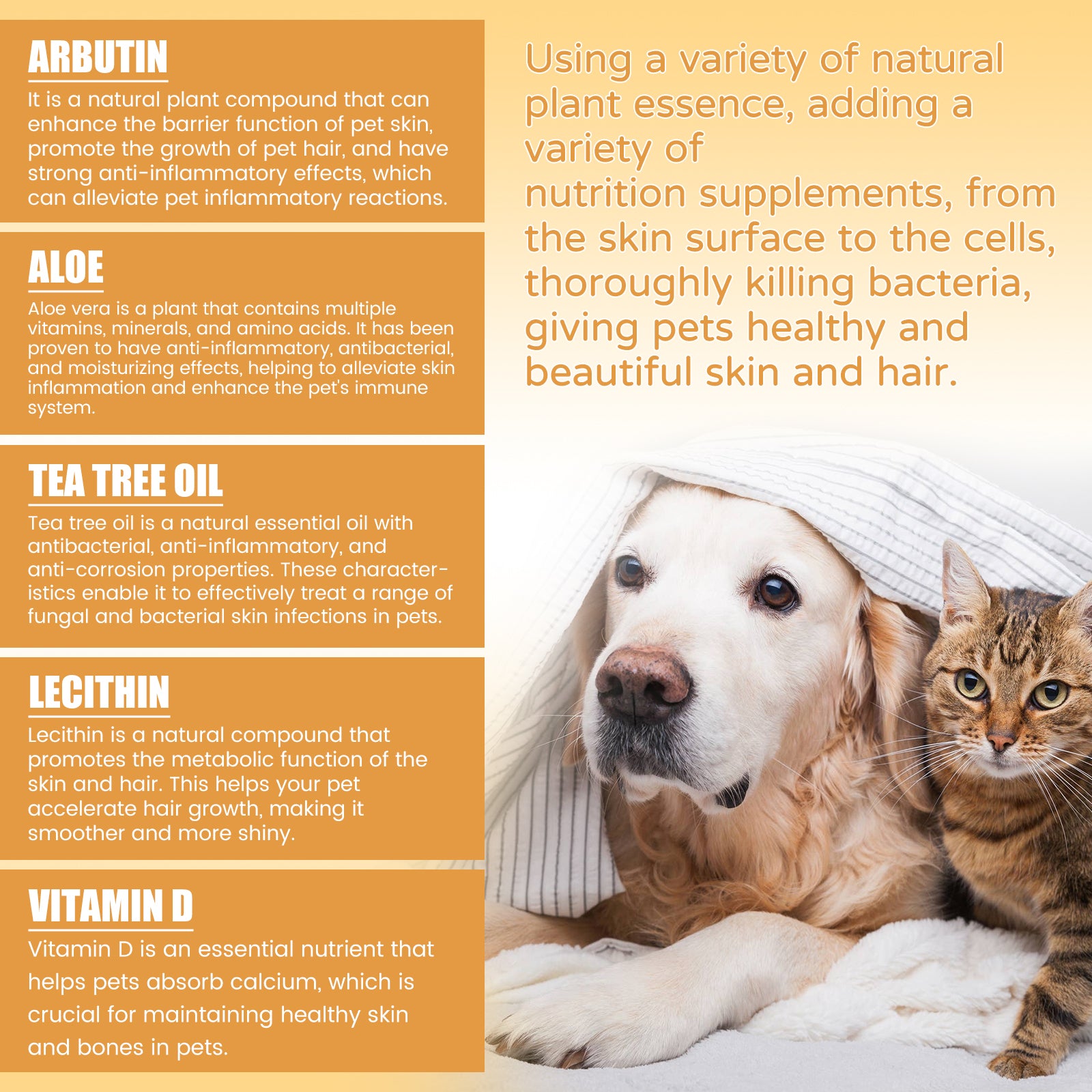 Wholesale Pure Plants Pet Skin Repair Hair Growth Serum for Pet Dogs Cats Non-Toxic Skin Repair Serum with Natural Ingredients