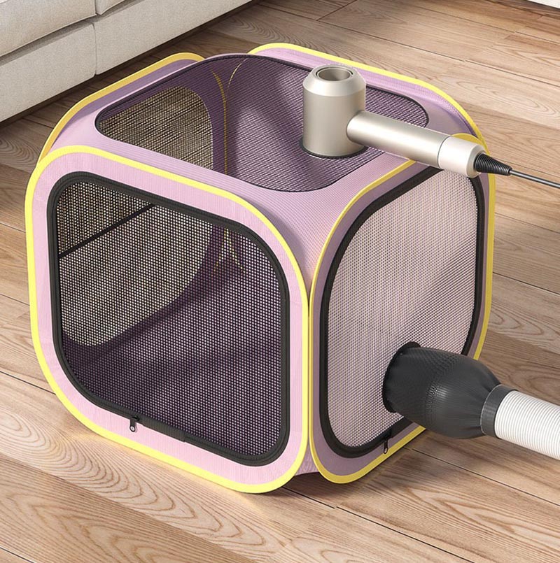 Household hair dryer, pet drying box, cat bath dryer, special hair dryer bag for small dogs