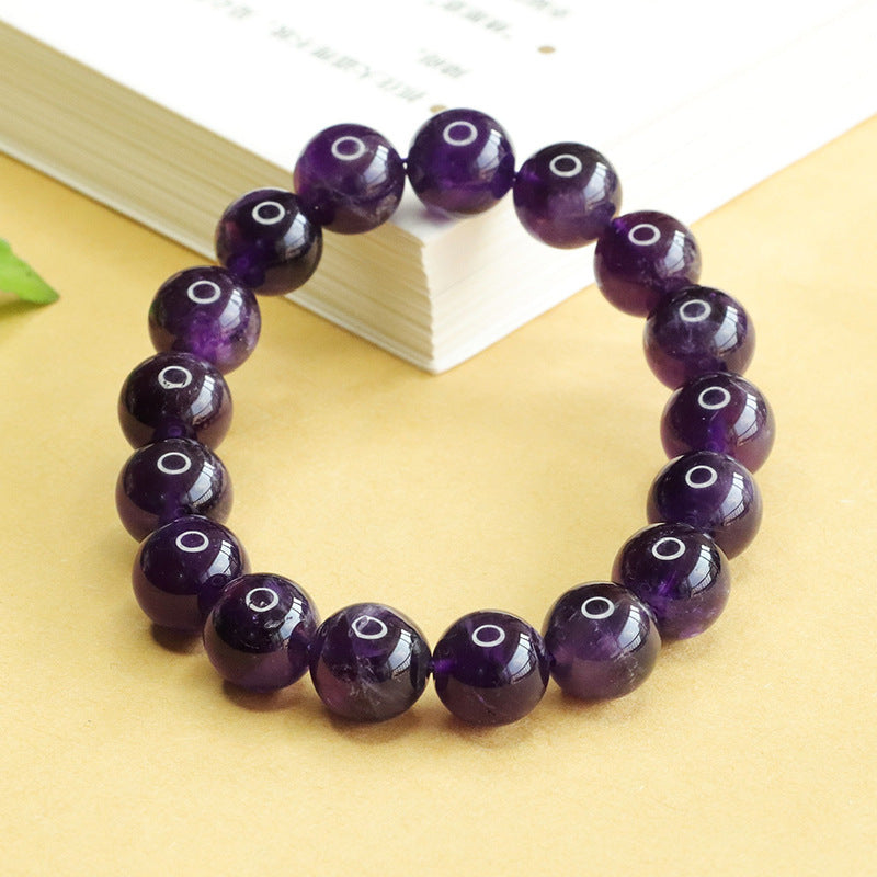 Natural amethyst bracelet, lavender dreamy crystal bracelet