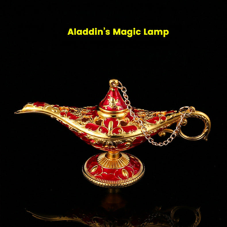 Aladdin's Magic Lamp One Thousand and One Nights Blessing Living Room Southeast Asian Style Craft Ornament
